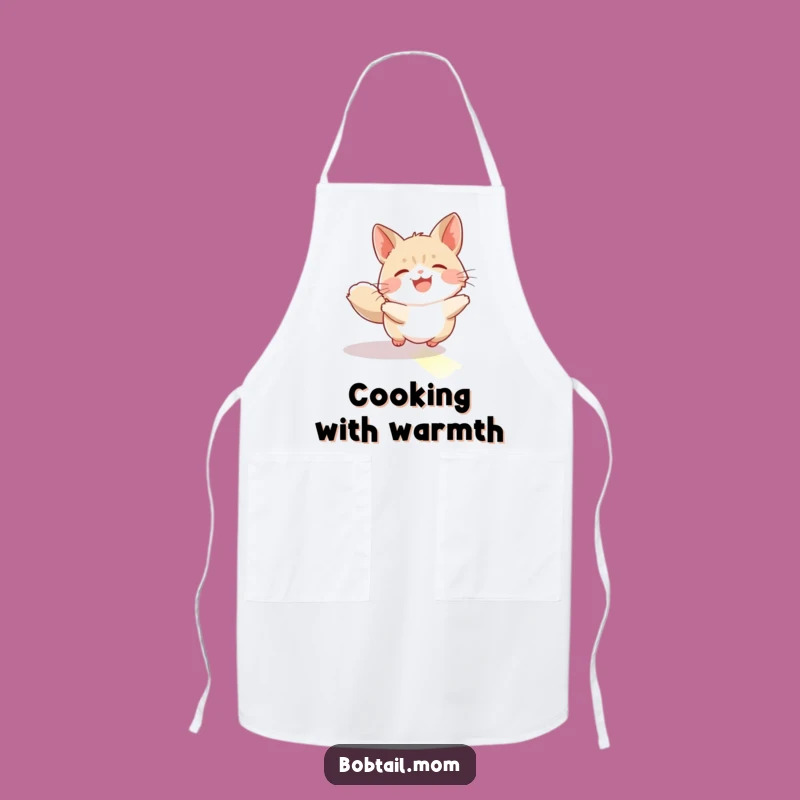 Funny Bobtail Sunbeam Chase Apron: Cook with Cheer, a Hilarious Kitchen Gift