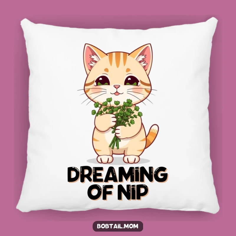 Funny Catnip Bobtail Cat Pillow: Cozy Comfort with Feline Joy