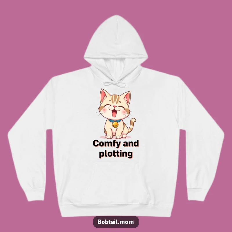 Funny Bobtail Cat Hoodie: Cozy Comfort with a Side of Feline Mischief