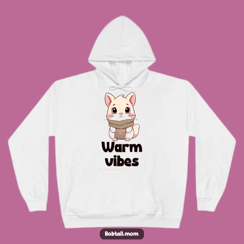 Ultra Cozy Funny Bobtail Scarf Hoodie: Warm Dog Lover Gift, Perfect for Chilly Weather
