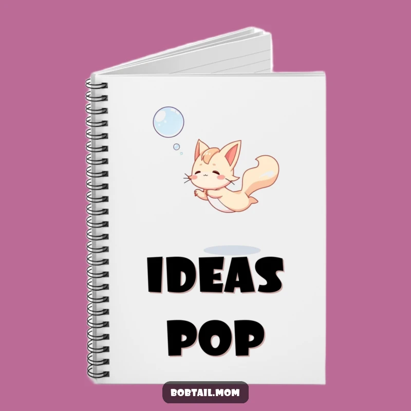 Funny Bobtail Bubble Notebook: Cute Dog Journal for Ideas, Great Funny Gift for Dreamers