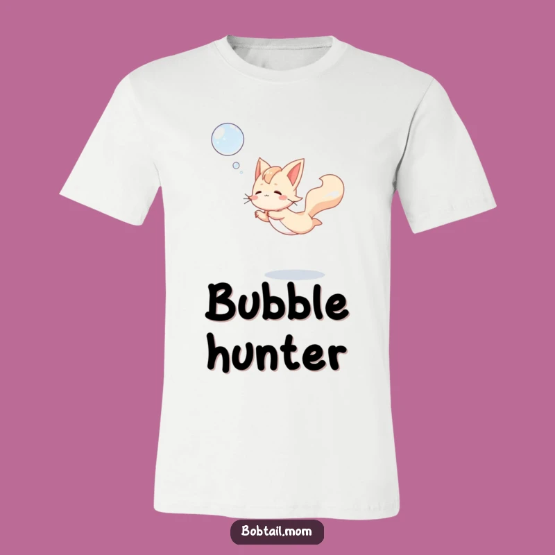 Funny Bobtail Bubble Chaser Shirt: Energetic Dog Tee, Perfect Funny Gift for Playful Pups