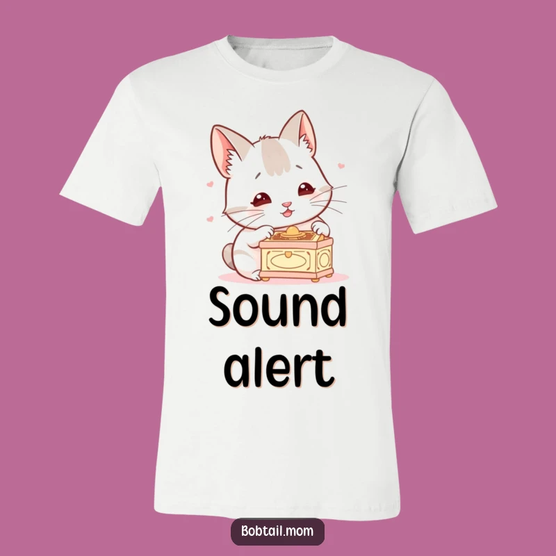 Funny Bobtail Music Lover Shirt: Adorable Dog Tee, Perfect Funny Gift for Pet Enthusiasts